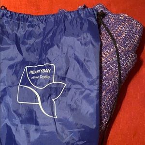 Knitted Mermaid blanket-new!!